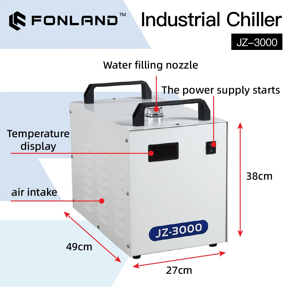 FONLAND JZ-3000 DG110V AG220V  - Laser Industrial Chiller recension och pris