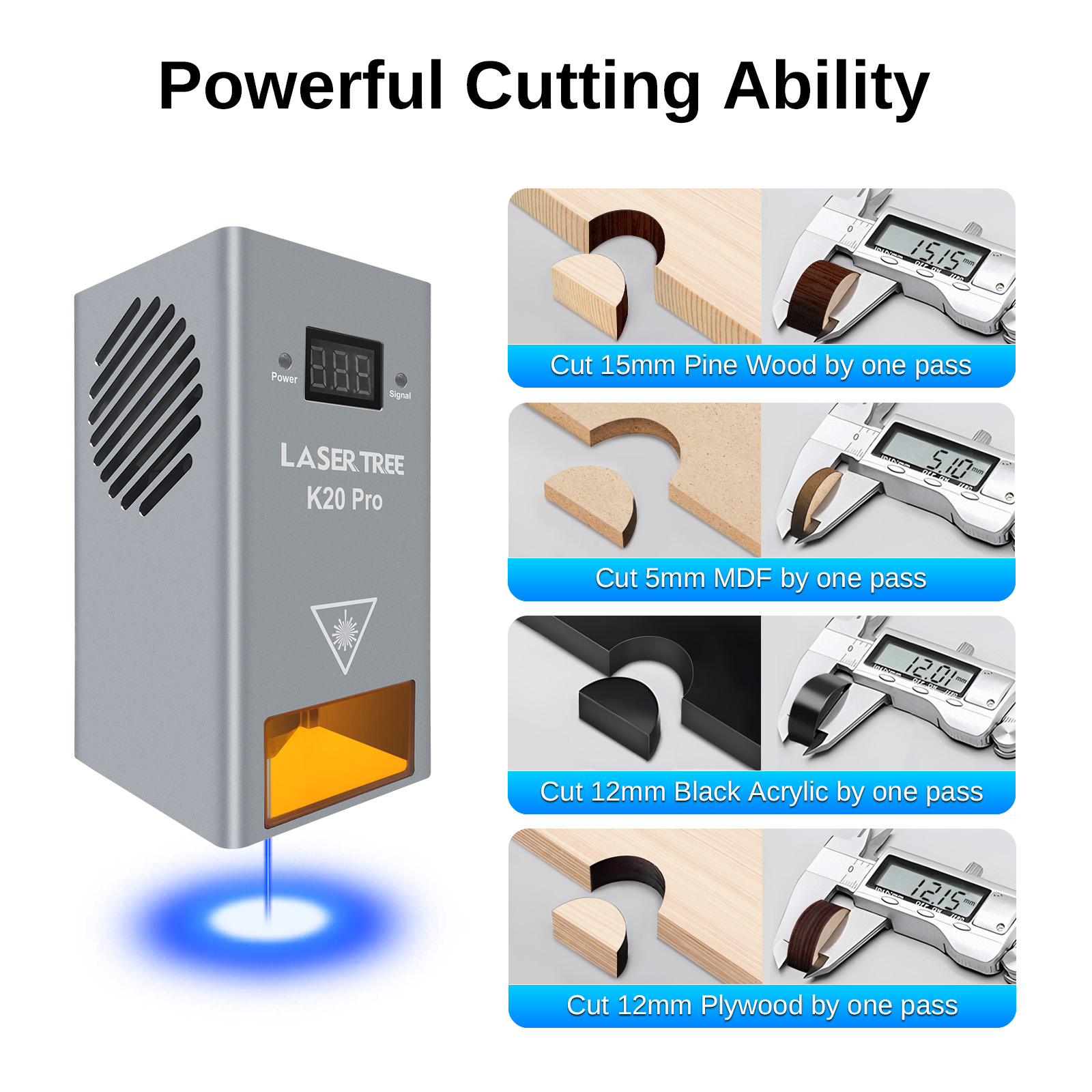 LASER TREE 20W Optical Power L - Industrial Laser Engraver recension och pris