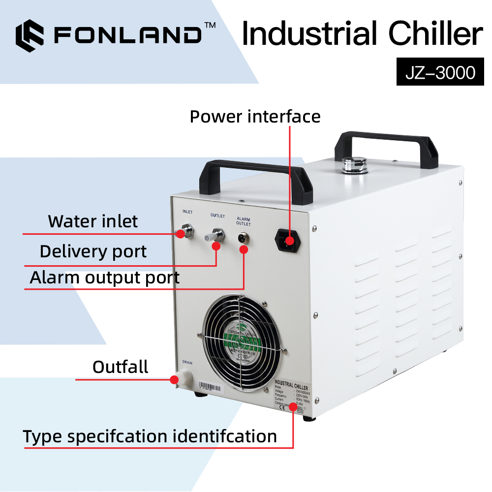 FONLAND JZ-3000 DG110V AG220V  - Laser Industrial Chiller recension och pris