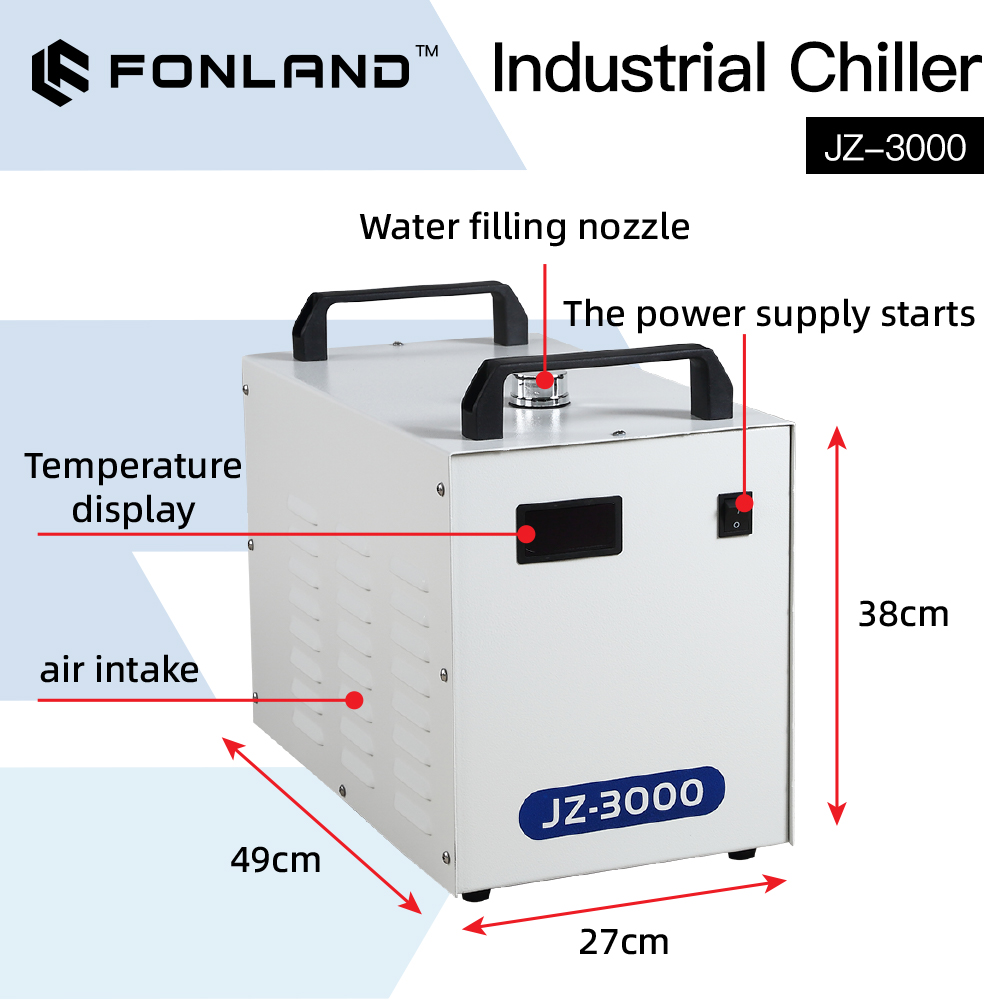 FONLAND JZ-3000 DG110V AG220V  - Laser Industrial Chiller recension och pris